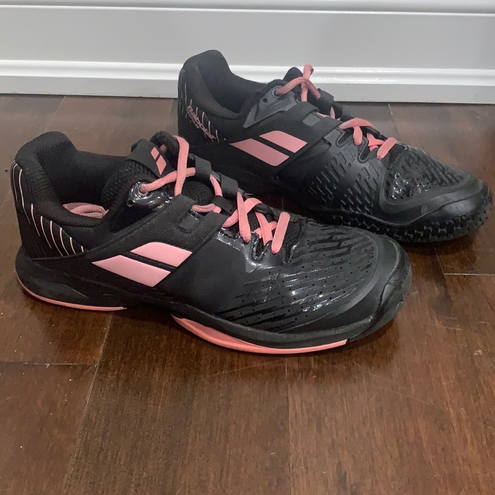 Babolat Junior Propulse tennis shoes - AC - Black/Pink
US size 4.5 / EUR 36.5